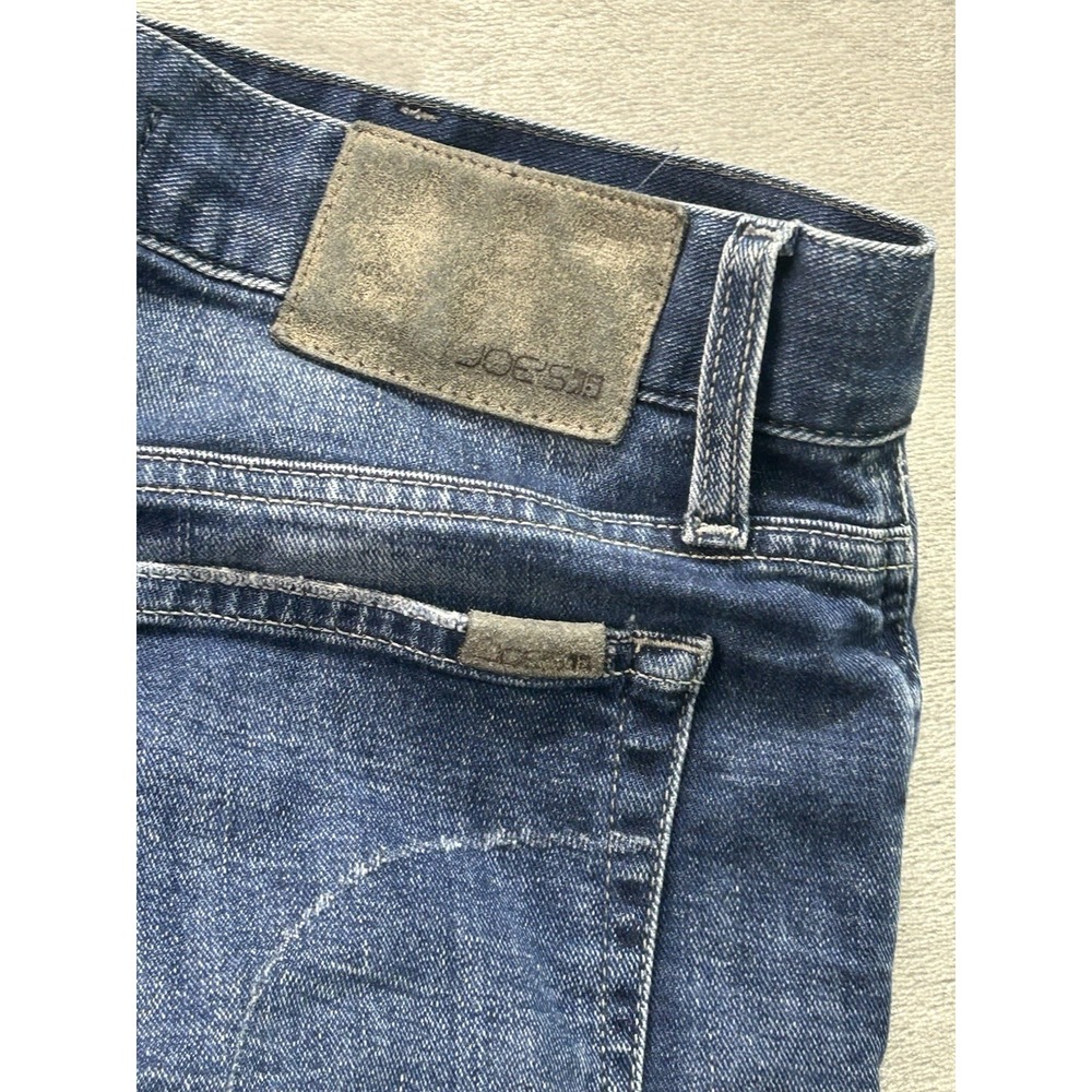 J.J. Joes Jeans Mens Sz 30x30 Blue Savile Row Straight Slim Mid Rise Whiskered - Picture 8 of 13